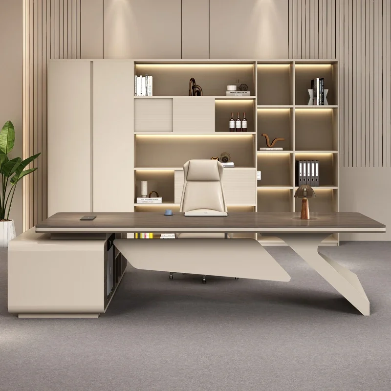 Home Office Work Table - Depolama Alanlı Mesas Gamming Yönetici Ofis