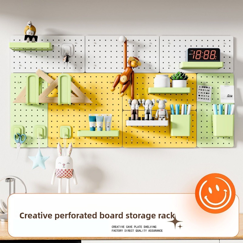 Home Office Organization - Delik Kurulu DIY Metal Plaka Oturma
