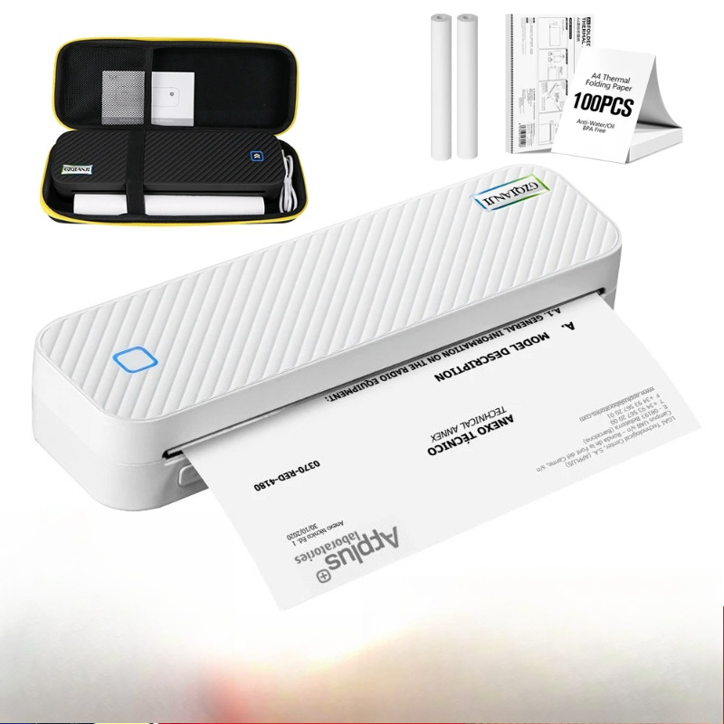Home Office Travel Document - Taşınabilir A4 Termal Yazıcı Bluetooth Fotoğraf