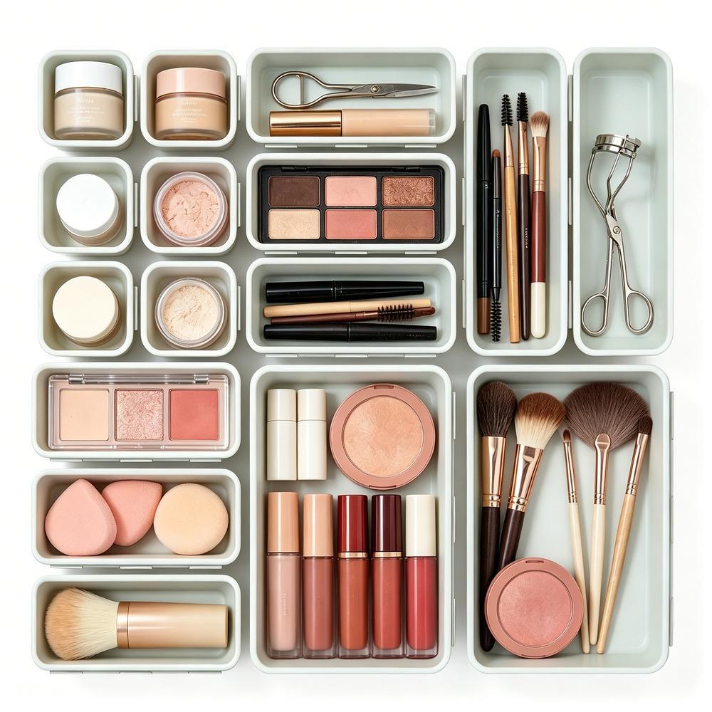 Home Office Organization - 16 Parça Plastik Çekmece Düzenleyici Seti,