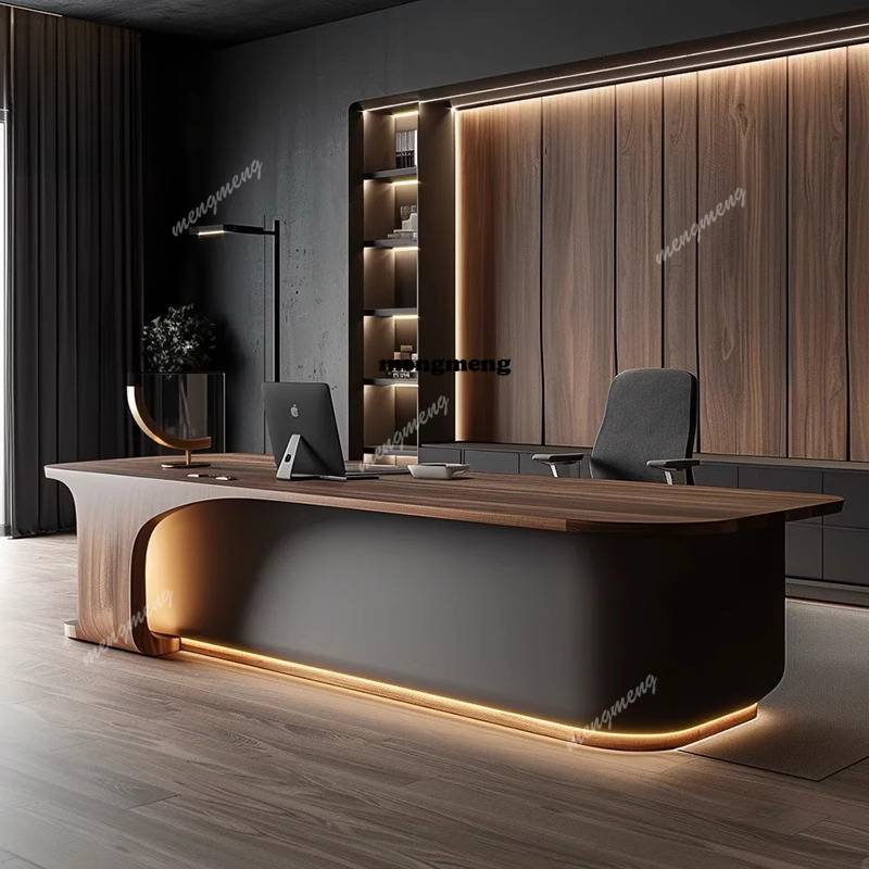Home Office L Shaped Desk - Ucuz Tasarımcı Yönetici Ofis Masası Büyük