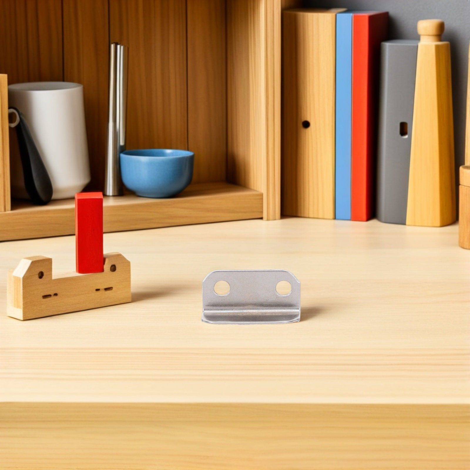 Home Office L Shaped Desk - 100 Adet Açılı Çekmece Kilit Plakası