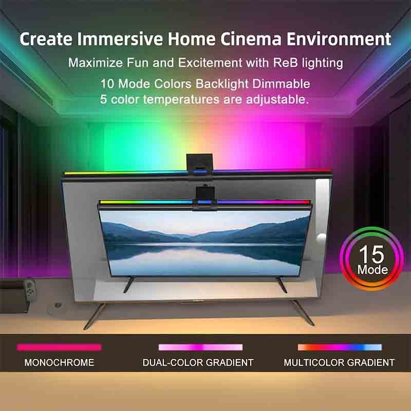 60/80 cm RGB Işık LED Monitör  - Home Office Work Table incelemesi ve fiyatı