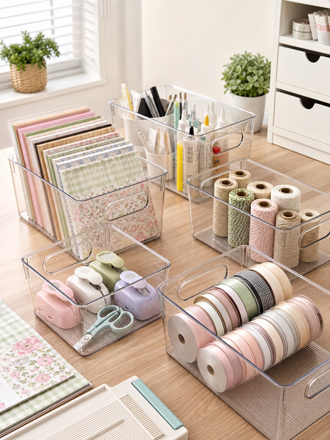 8'li Şeffaf Saklama Kutusu Set - Home Office Organization incelemesi ve fiyatı