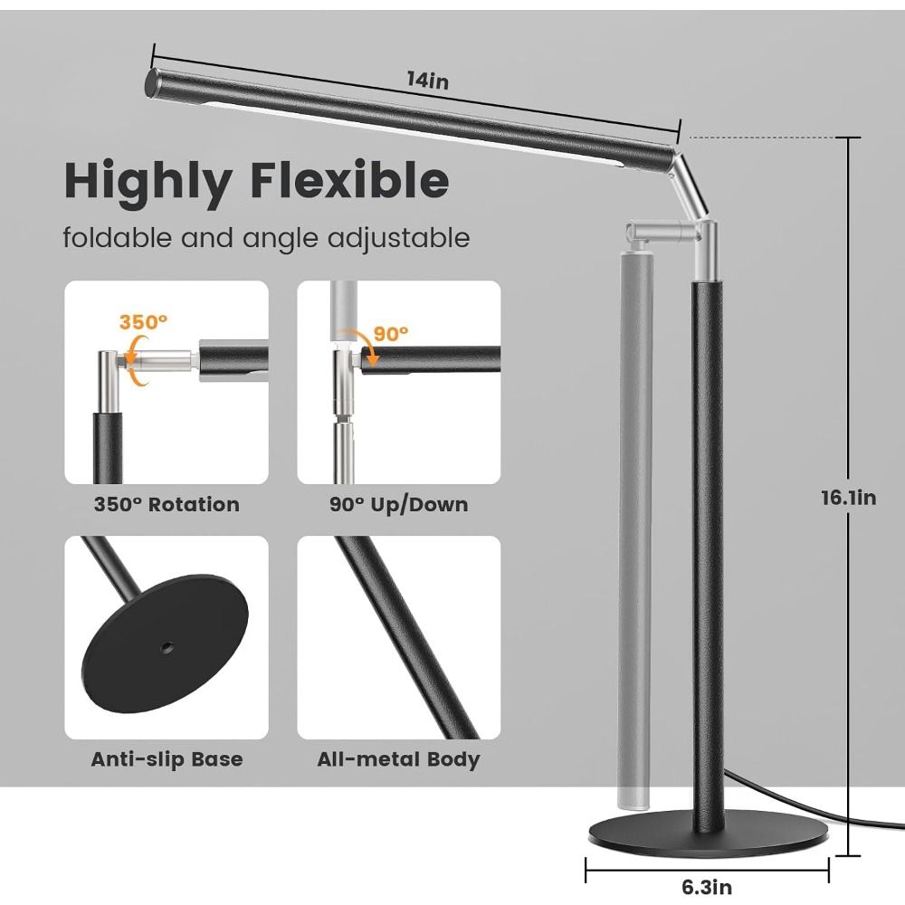 16 İnç Ayarlanabilir Metal LED - Home Office Lamp incelemesi ve fiyatı