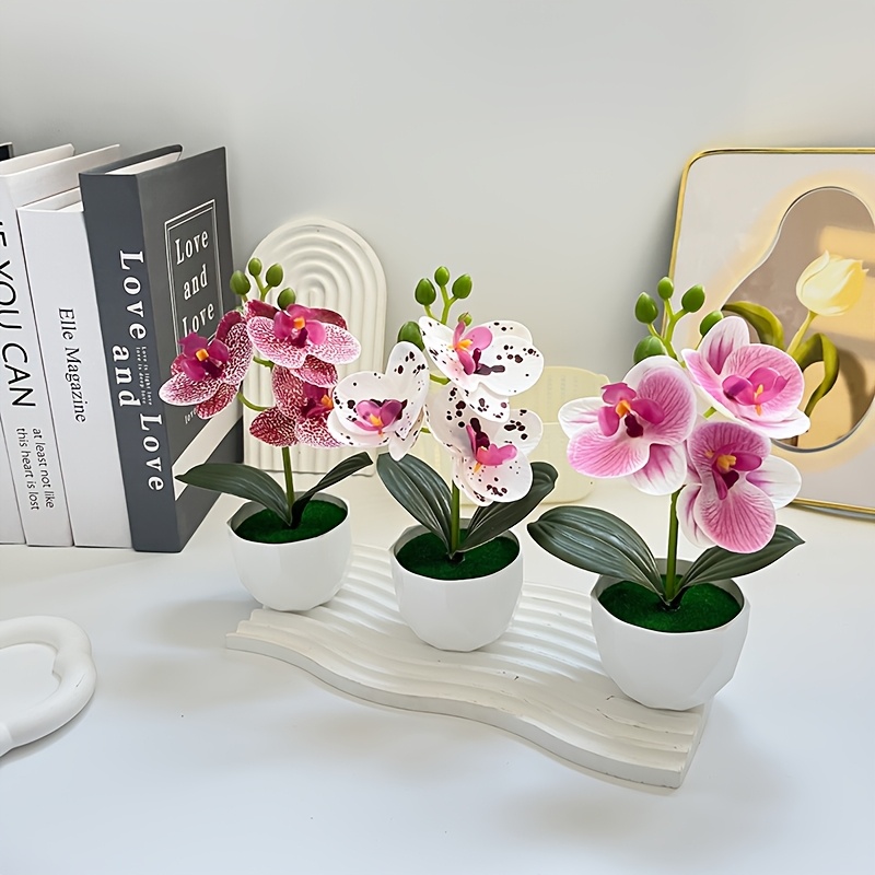 3 adet Yapay Phalaenopsis Orki - Plant Desk Mini incelemesi ve fiyatı