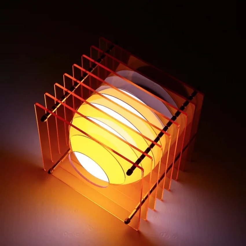 DIY Akrilik Bin Katmanlı Lamba - Desk Lamp Led incelemesi ve fiyatı