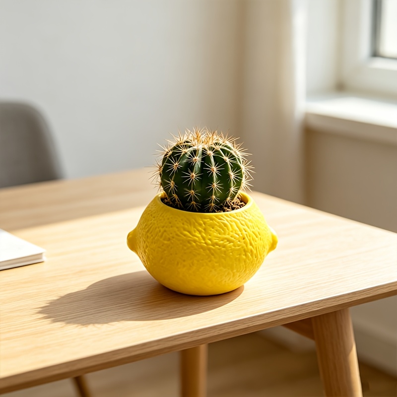 Limon Şeklinde Dekoratif Saksı - Plant Desk Mini incelemesi ve fiyatı