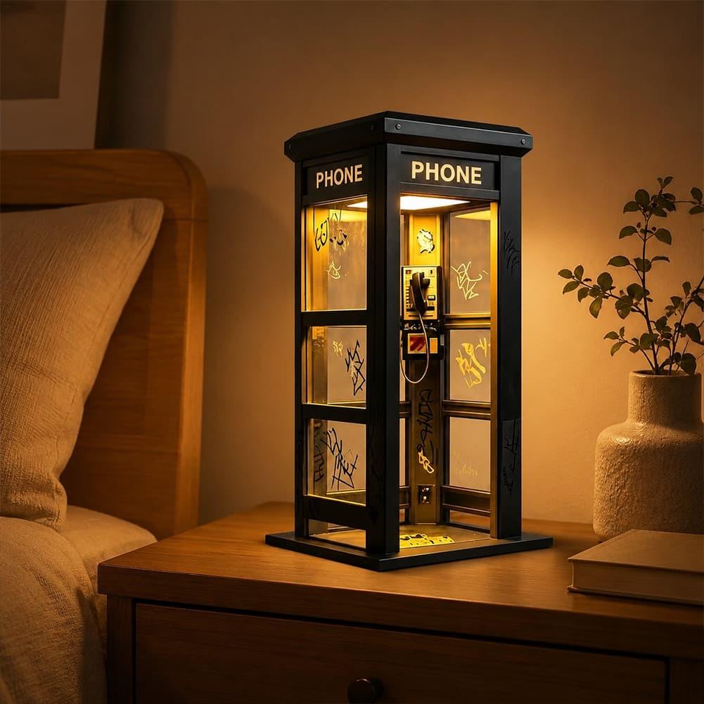 Retro Graffiti Telefon Kulübes - Desk Lamp Led incelemesi ve fiyatı