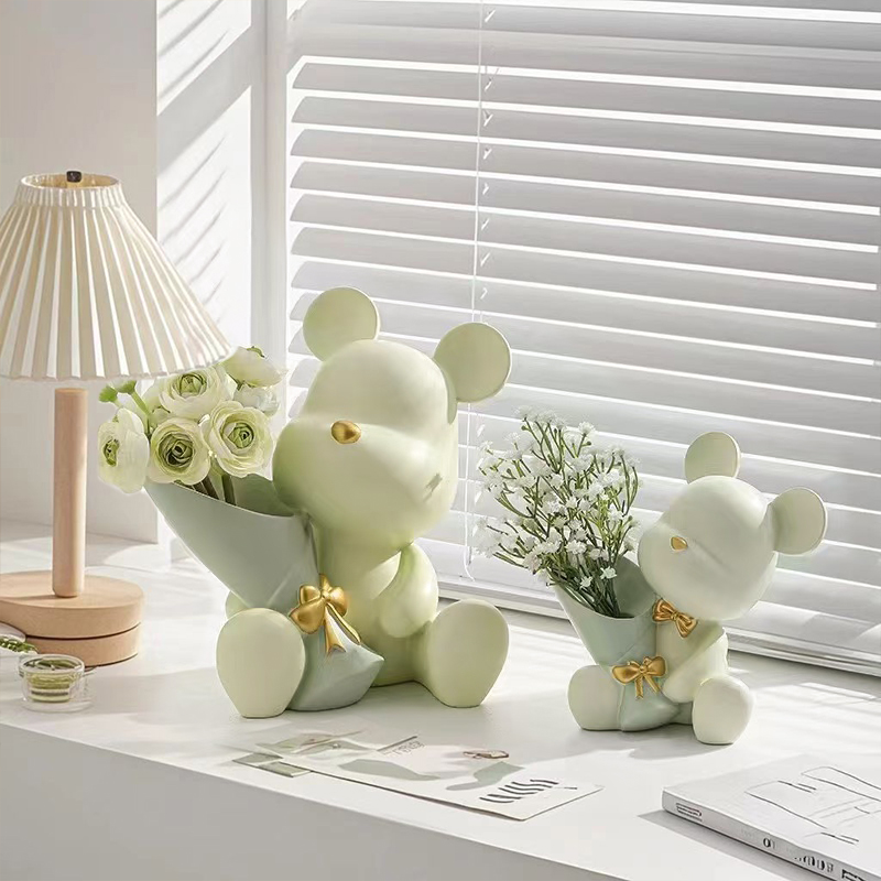 Sevimli Mini Küçük Ayı Vazo Ya - Plant Desk Mini incelemesi ve fiyatı