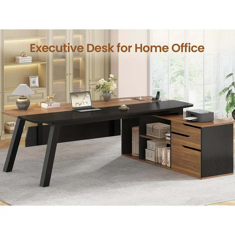 71 İnç Geniş Ofis Masası, Dosy - Home Office L Shaped Desk incelemesi ve fiyatı