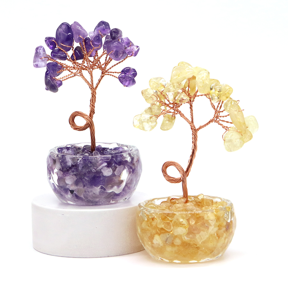 Doğal Taş Kristal Şans Ağacı Ç - Plant Desk Mini incelemesi ve fiyatı
