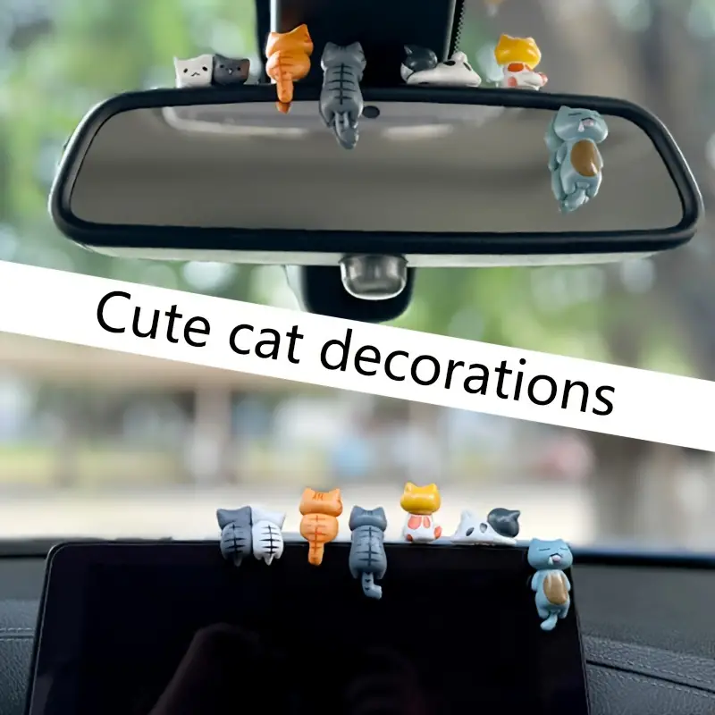 6 adet PVC Karikatür Kedi Figü - Plant Desk Mini incelemesi ve fiyatı