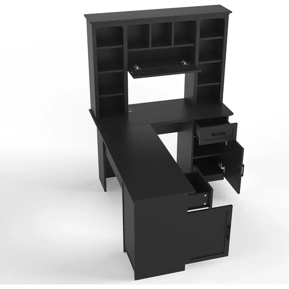 L Şeklinde Depolama Alanı, Üst - Home Office L Shaped Desk incelemesi ve fiyatı