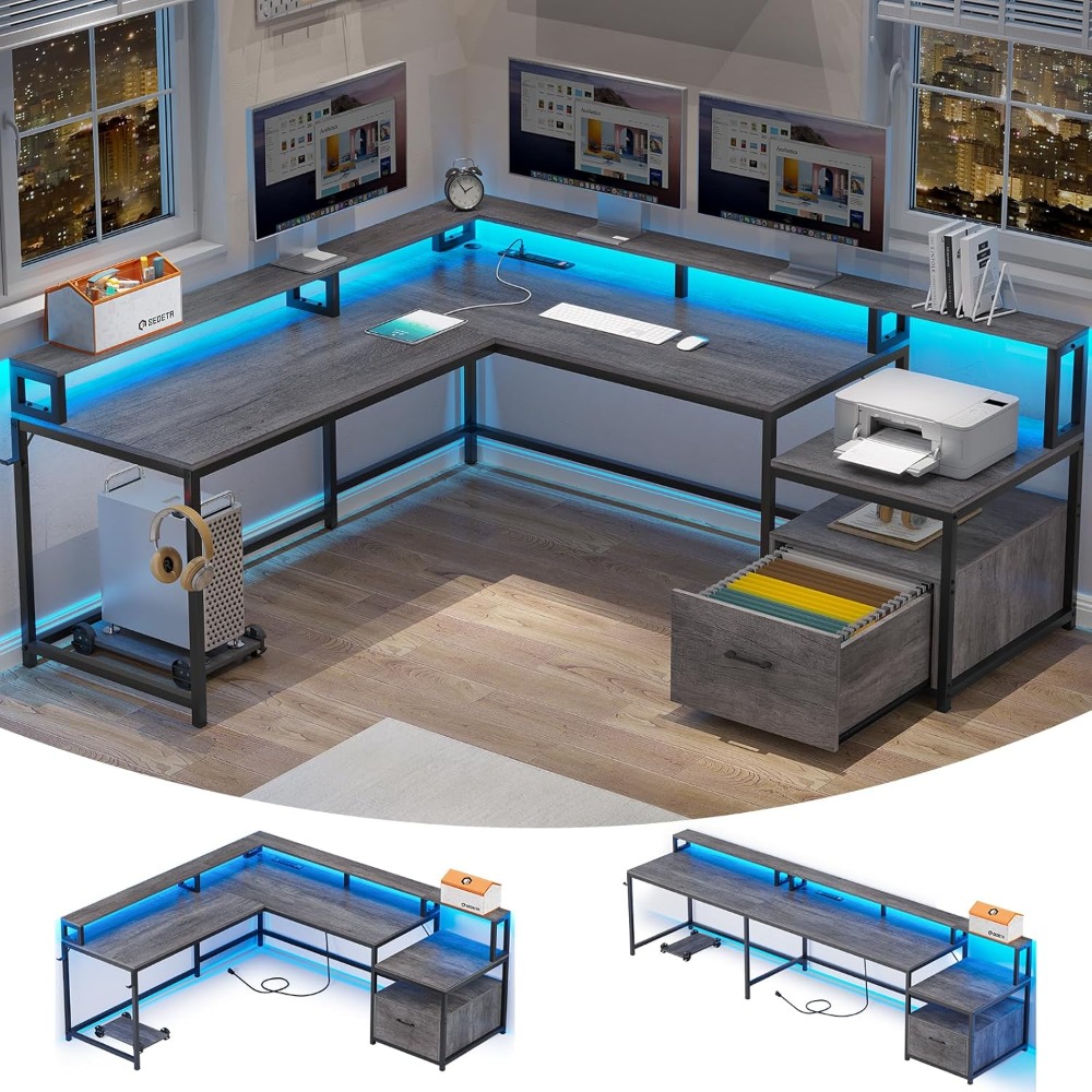 L Şeklinde Çalışma Masası, 66  - Home Office L Shaped Desk incelemesi ve fiyatı