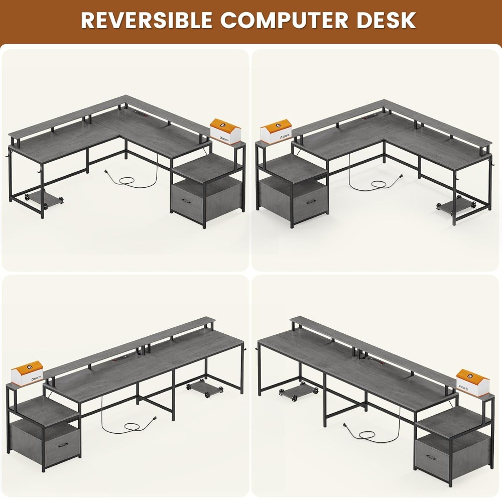 L Şeklinde Çalışma Masası, 66  - Home Office L Shaped Desk incelemesi ve fiyatı