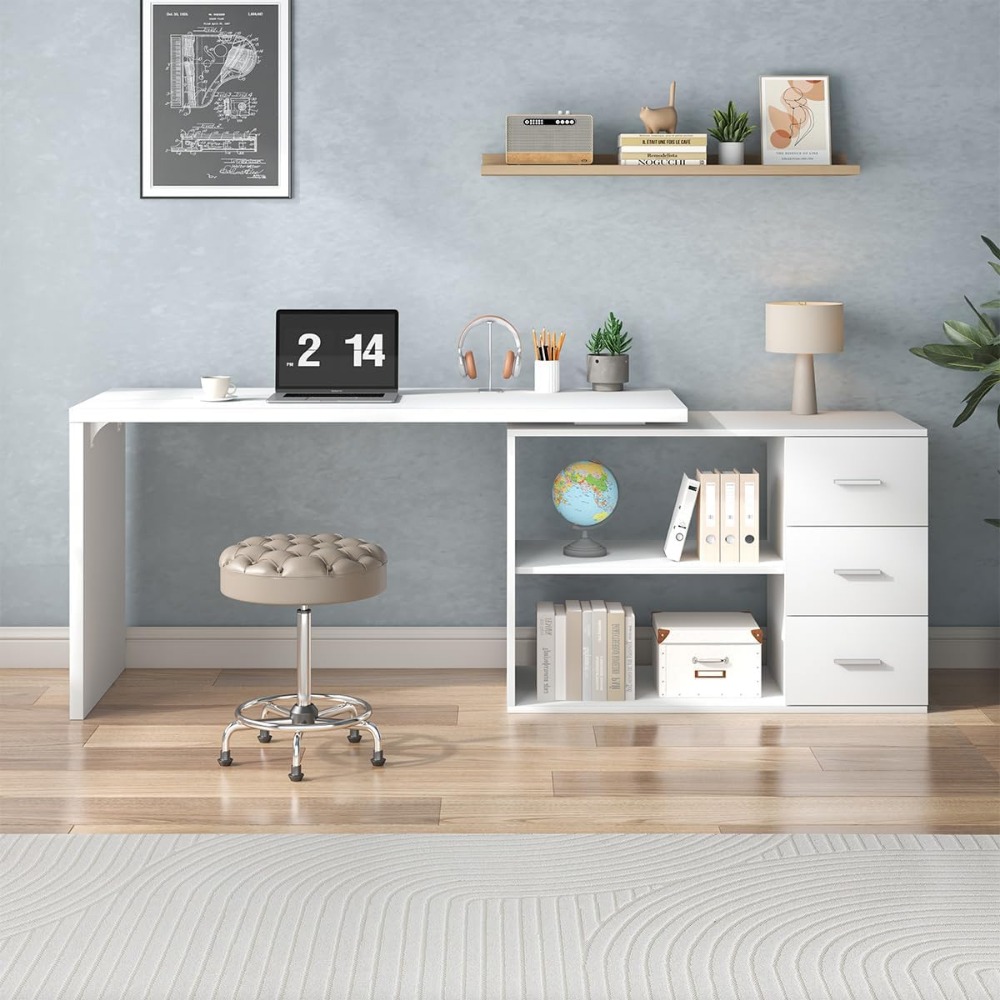 HSH Beyaz L Şekilli Bilgisayar - Home Office L Shaped Desk incelemesi ve fiyatı