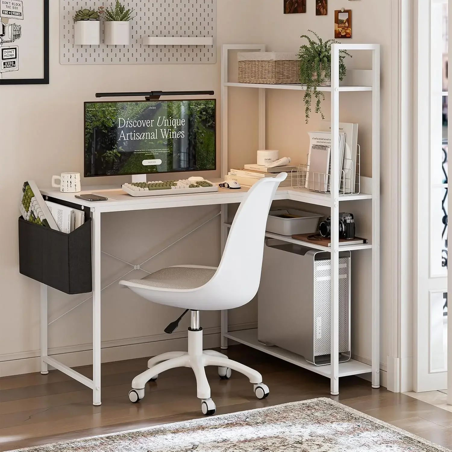 47 İnç L Şeklinde Çift Taraflı - Home Office L Shaped Desk incelemesi ve fiyatı