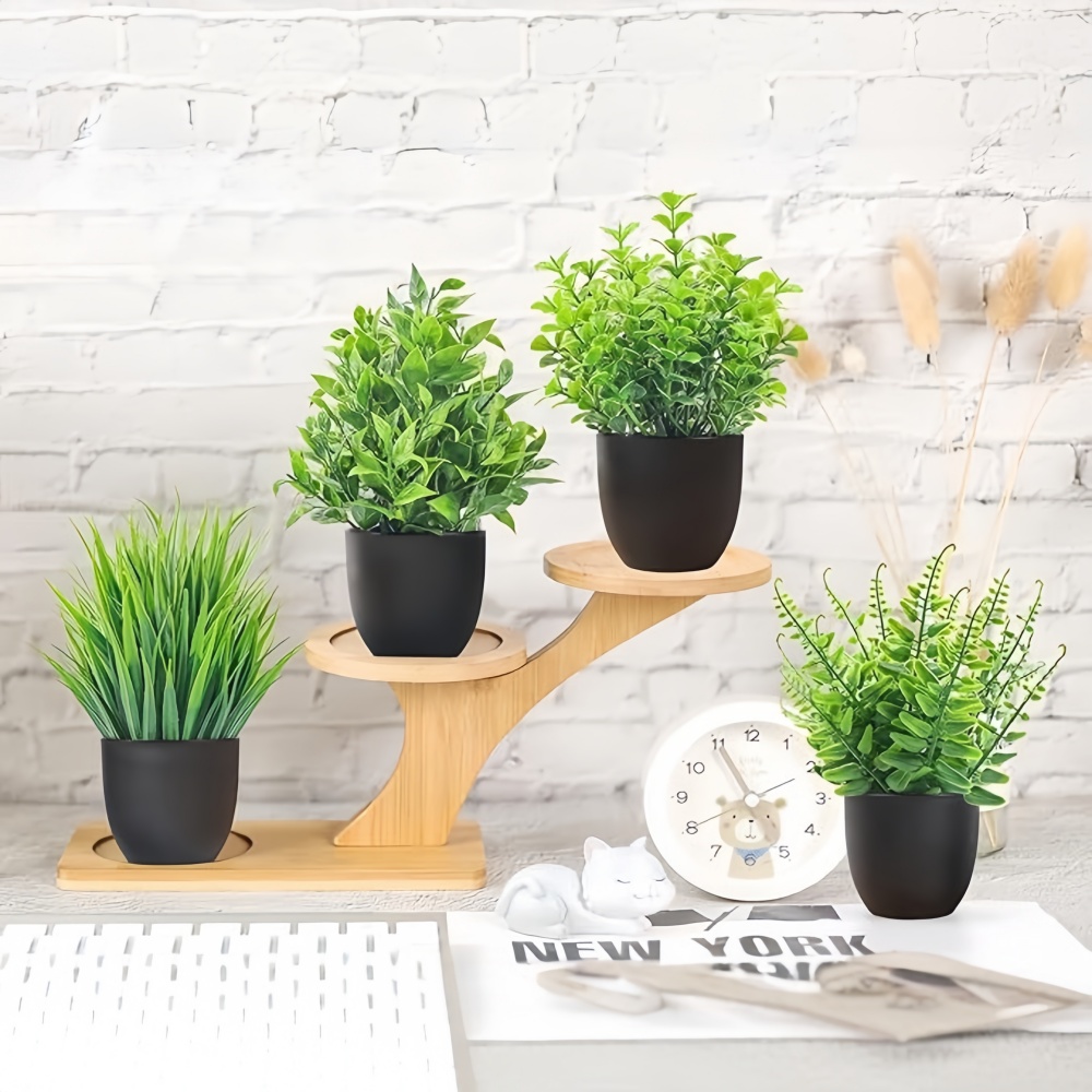 4 adet/takım Mini Yapay Bitkil - Plant Desk Mini incelemesi ve fiyatı